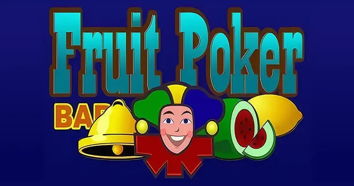 Fruit Poker online nyerőgép borítókép az Amatic klasszikus kaszinó játékából