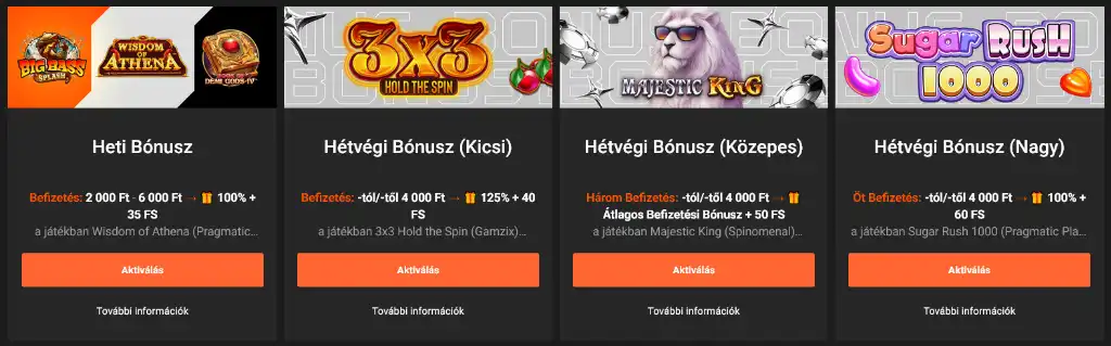 GGbet online kaszinó bónusz ajánlatok és kedvezmények