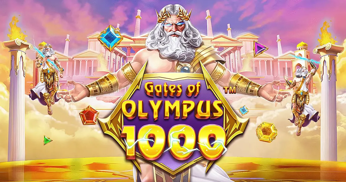 Pragmatic Play Gates of Olympus 1000 online nyerőgép borítókép, Zeusz és görög mitológia