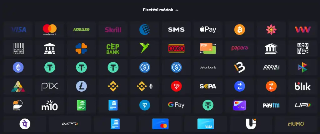 Vavada online kaszinó befizetési módok, bankkártya, e-pénztárca, kriptovaluta és egyéb fizetési lehetőségek