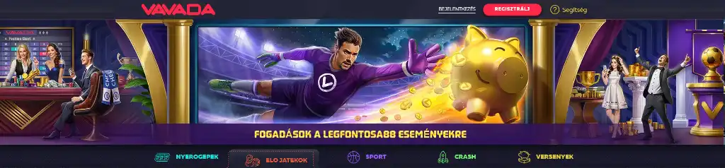 Sportfogadási lehetőségek és események a Vavada online kaszinóban