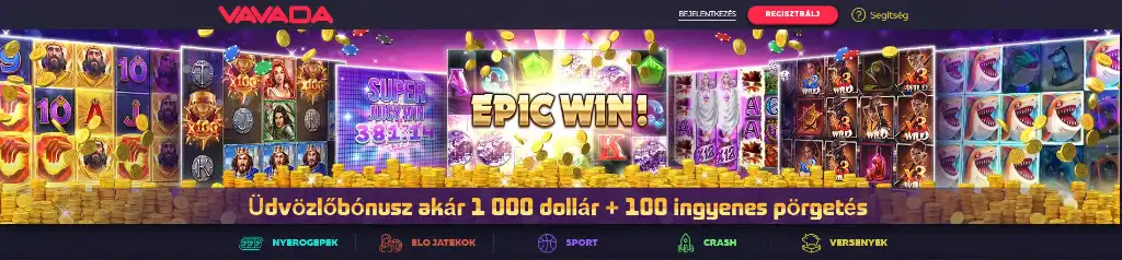Vavada üdvözlő bónusz akár 1000 dollár és 100 ingyenes pörgetés