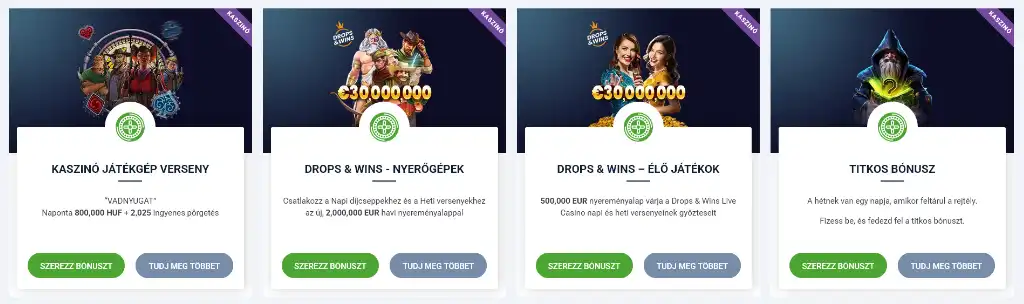 20Bet online kaszinó bónusz magyar játékosoknak, ingyenes pörgetésekkel