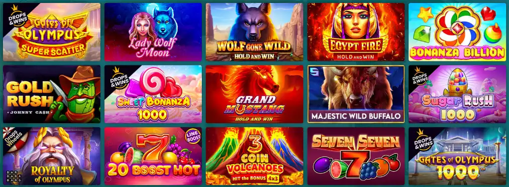 22Bet online kaszinó nyerőgépes játékok széles választéka