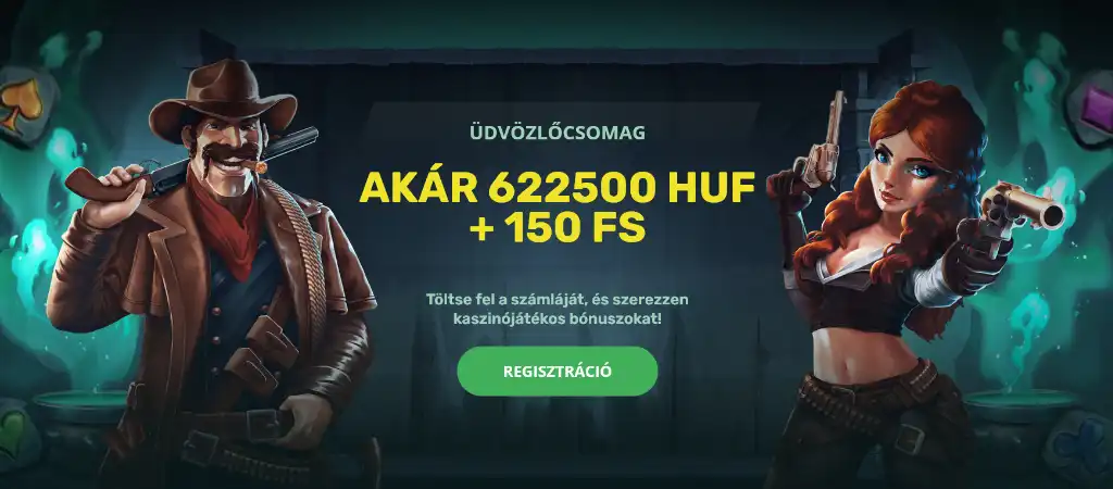22Bet online kaszinó üdvözlő bónusz 622500 HUF összegig és 150 ingyenes pörgetéssel magyar játékosoknak